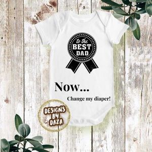 Father's day onesie for dad!